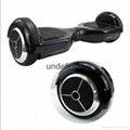 2 wheel self balancing electric standing scooter with LED light 4