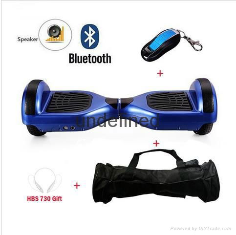 Two 2 Wheels Smart Self Balance Eletric Scooter with Bluetooth Remote Control  3