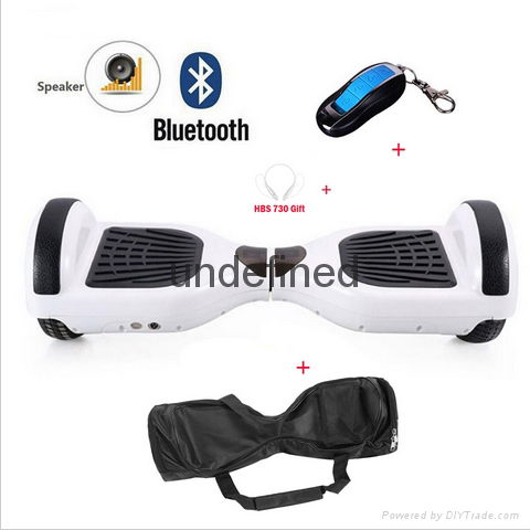 Blutooth 2 Wheel Self Balancing Scooter Skateboard Smart Balance Wheel 4