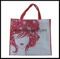 Low cost non woven tote shopping bag made in china 2