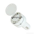 2 in 1 in car charger, multifunction in car usb charger for fashion electronics 3