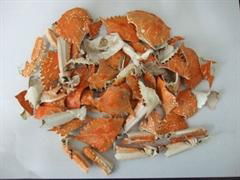 Dried crab shell