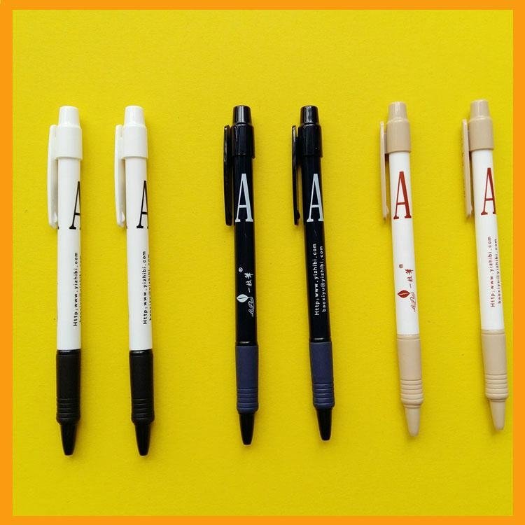 Promotional plastic advertising ball point pen with logo 3