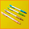 Promotional plastic advertising ball point pen with logo 2