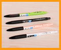 Simple and new design promotional plastic ball point pen 1