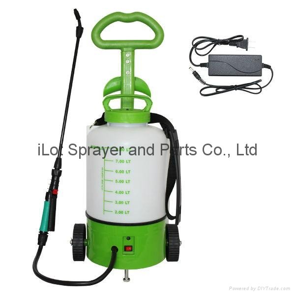 8L Rechargeable Electric Sprayer with wheel