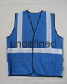 Hi-vis Blue Working Reflective Safety Vest Clothes 1