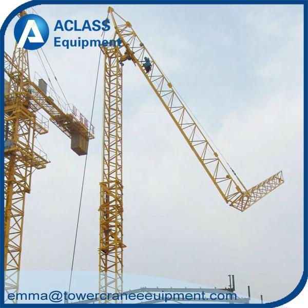 QTK25 2510 folding tower crane has quick assembly used for low buildings 2