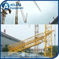 QTK25 2510 folding tower crane has quick assembly used for low buildings 3