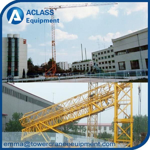 QTK25 2510 folding tower crane has quick assembly used for low buildings 5