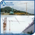 QTK2510 Fast self erecting tower crane with 25m jib boom 