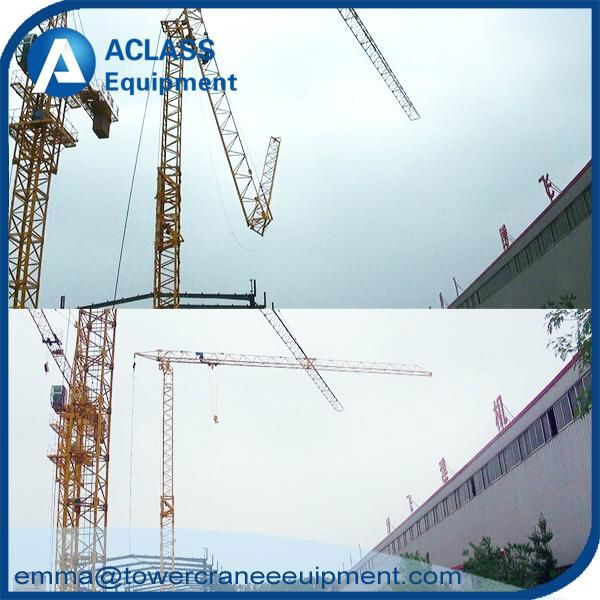 QTK2510 Fast self erecting tower crane with 25m jib boom  5