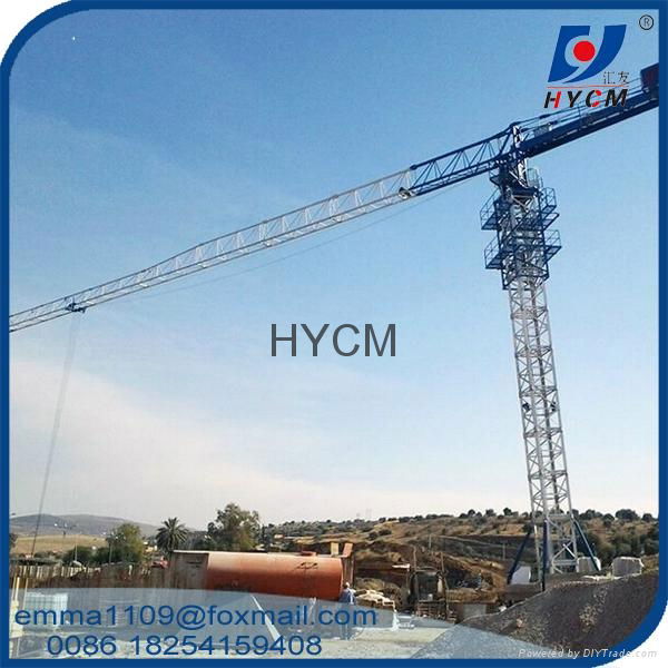 PT5510 6tons Top less Tower Crane lift machine 3