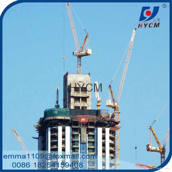 model of D120 luffing jib tower crane cheap price  2