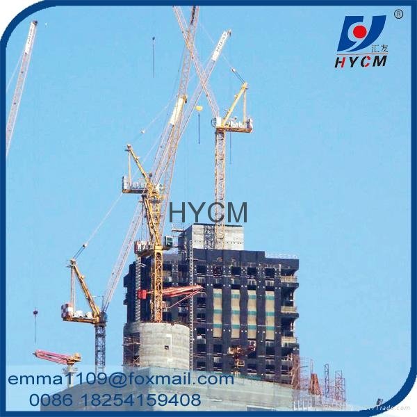 model of D120 luffing jib tower crane cheap price  3