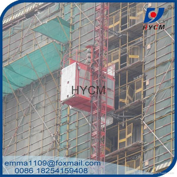 1000kg single cab operation construction building elevator hoist 2