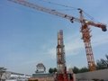 Hot TC6012 Tower crane 6T or 8t Load 60M jib length 2