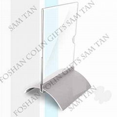 High Quality plastic menu holder acrylic table menu holder