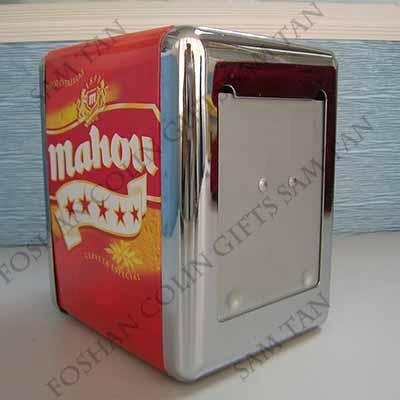 High Quality Square Metal Napkin Dispenser 3