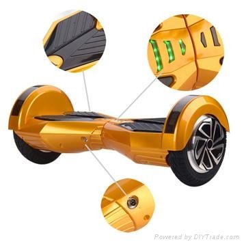 Bluetooth music  8 inch Tire self  electric balance  2 wheel scooter