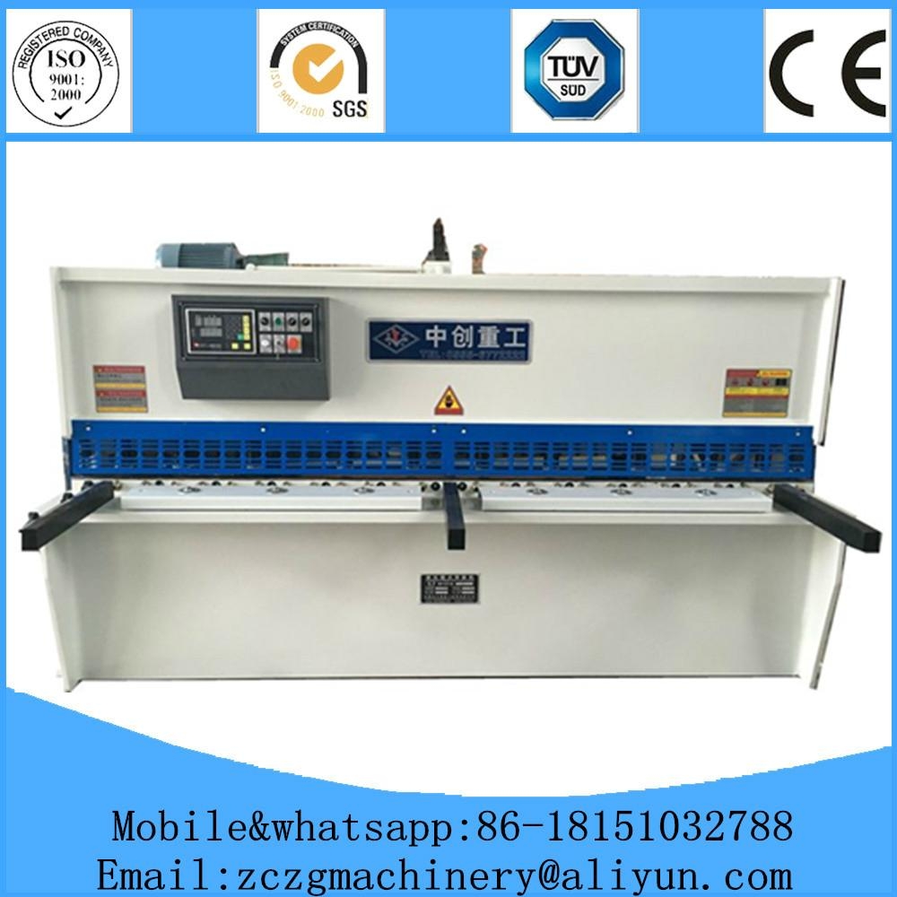 QC12K8*3200 series hydraulic metal sheet cutting machine for sale ZCZG (China Manufacturer