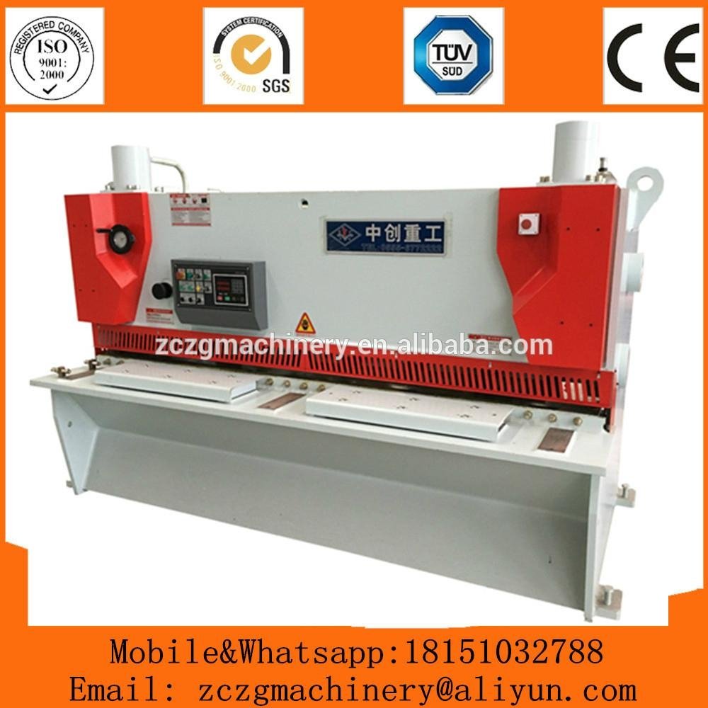 Hoe selling stainless carbon steel hydraulic guillotine shearing machine