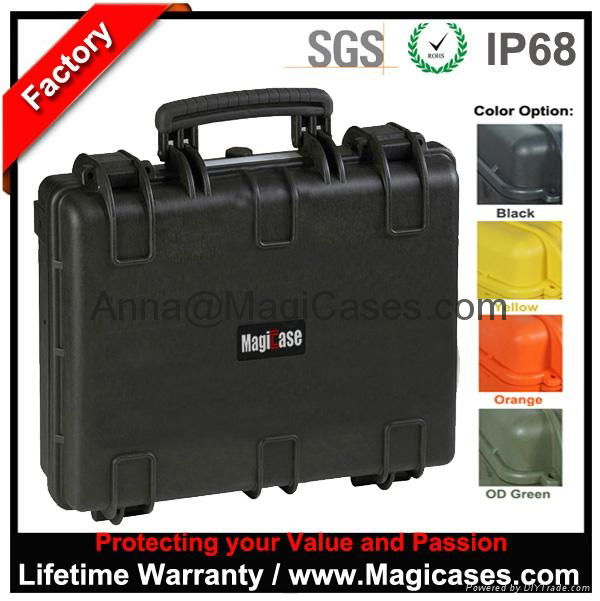 ABS Plastic Waterproof IP68 Pelican Black Equipment Laptop Computer IPAD case 2