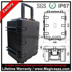 Explorer Plastic Watertight Hardware Equipment Large ATA Shipping Wheeled Case