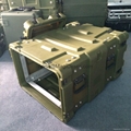 China Rotational Mold US Military Standard 19" Shockmount SuperMAC Rack Case 6U 2