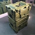 China Rotational Mold US Military Standard 19" Shockmount SuperMAC Rack Case 6U 4
