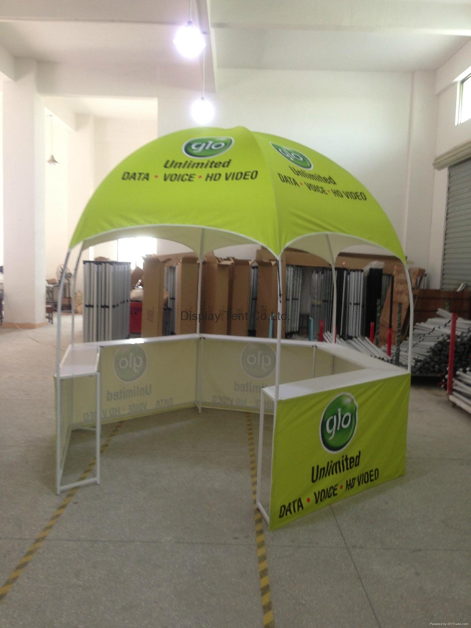 Hexgonal Kiosk booth tent 5