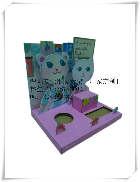 多層落地式紙貨架 臺式紙展示盒 （產品均為定製款） 2