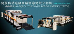 Paper sheeting machine