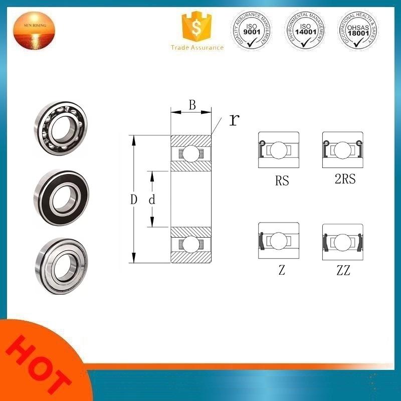 deep groove ball bearing 6001 6206 6306 ZZ 2RS 2