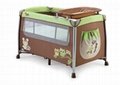 Chinese Manufacturer Wholesale Baby Playpen iron baby bed folding baby travel cr 4