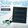 3.5W 2 bulbs solar light solar camp light