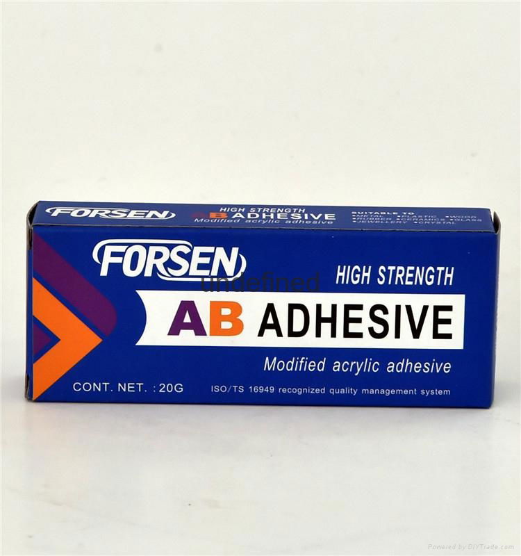 Two component super AB adhesive, two component acrylic adhesive 2