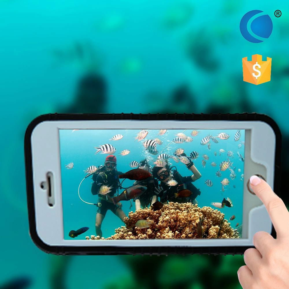 cell phone accessory factory 2015 new waterproof mobile case for iphone 6 5