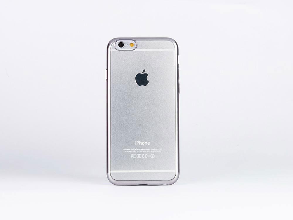 2015 Best Selling electroplating clear tpu mobile phone case for iphone 6 6 plus 3