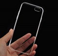 superior quality crystal clear tpu case for iPhone 6s plus