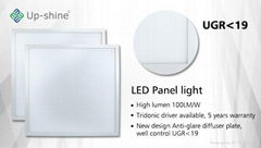 100lm/w led panel light 