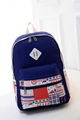 Lovely casual canvas women backpack bag 3