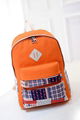 Lovely casual canvas women backpack bag 4