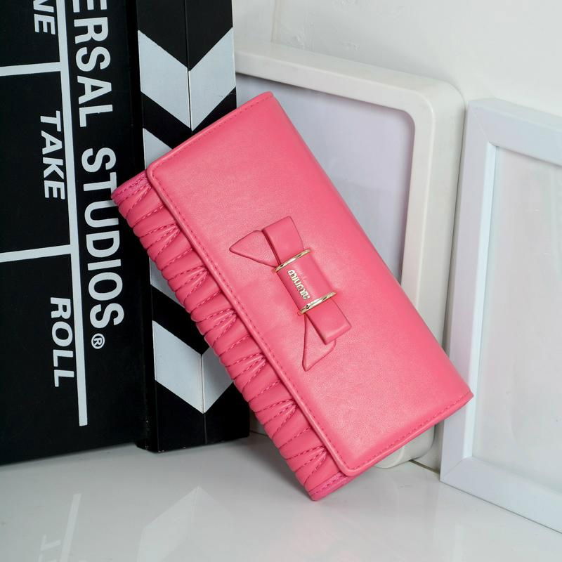 PU leather woman wallet lady wallet ladies purse 4