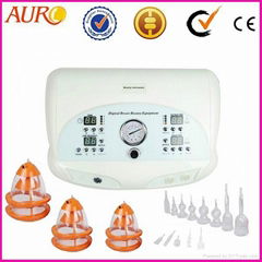 Breast enlargement firming vacuum cup machine vibrating breast massager au-6802