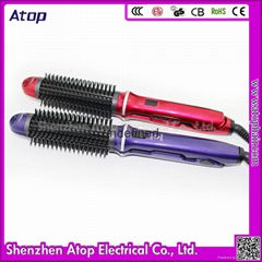 Professional Ceramic Tourmaline Hair Straightener Rolling Hair Straightener 