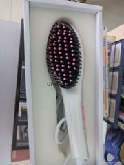 Beauty Star Ceramic Hair Straightener Brush Hair Styler