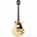 Gibson Custom 2015 1974 Les Paul Custom Reissue Vos Electric Guitar White 1