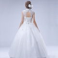 Luxury sleeveless shoulder beaded lace tutu lavish wedding dresses 37 4