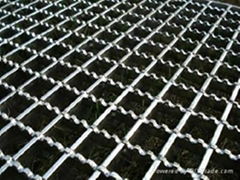 Press-locked grating